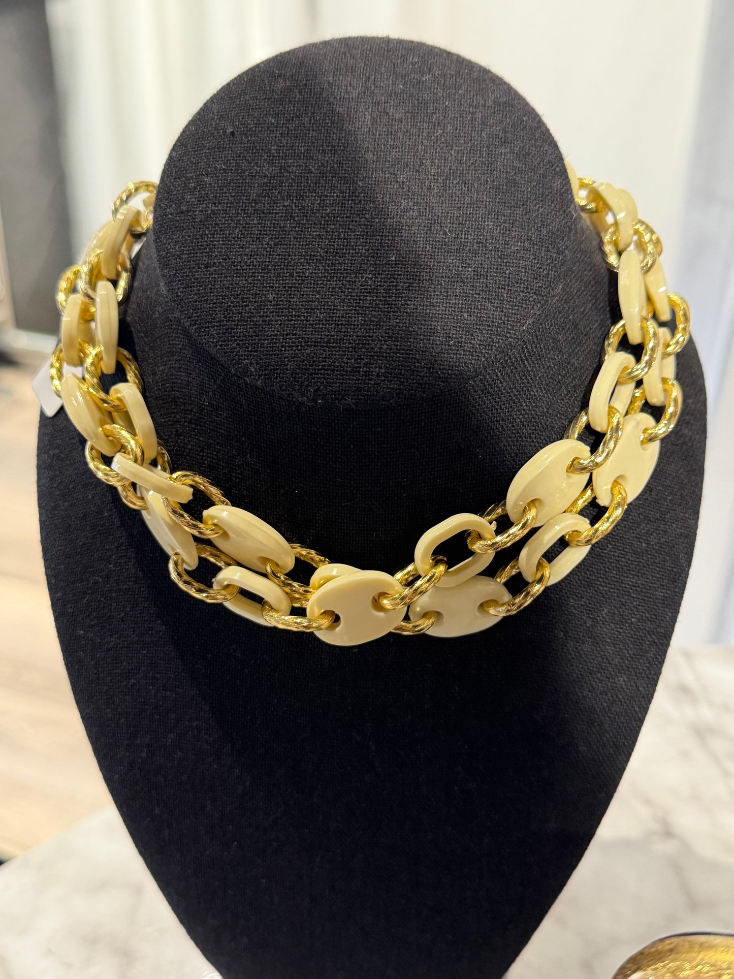 IVORY MARINER LINK NECKLACE