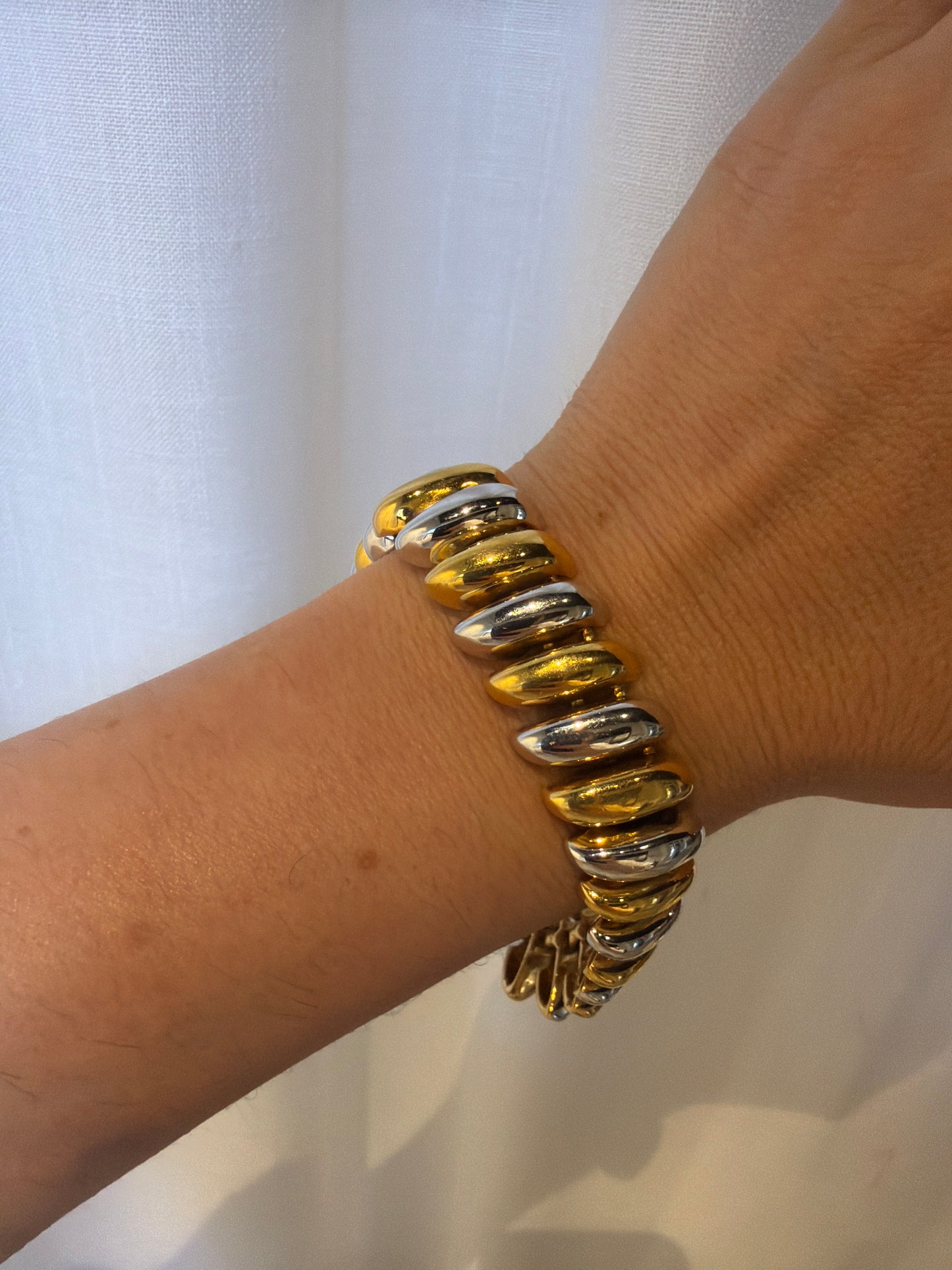 MIXED METAL LINK BRACELET