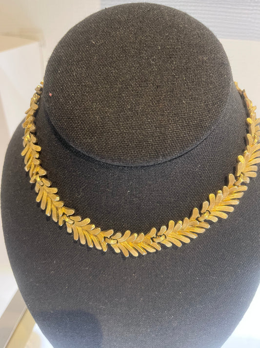 Clear Cut Glass Long Necklace