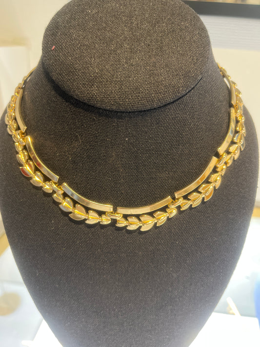 Midcentury Monet Scallop Necklace