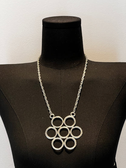 Silver Flower Necklace