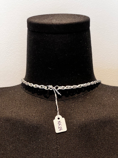 Silver Flower Necklace