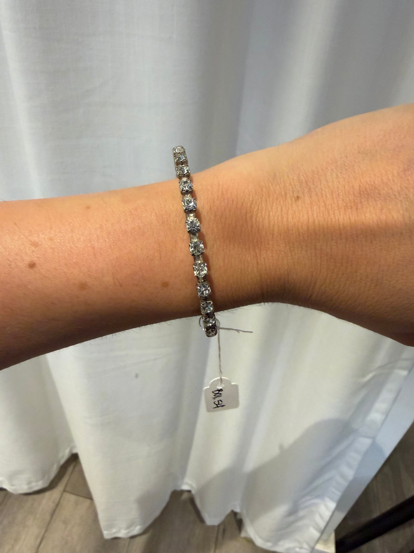 RHINESTONE OPEN BANGLE