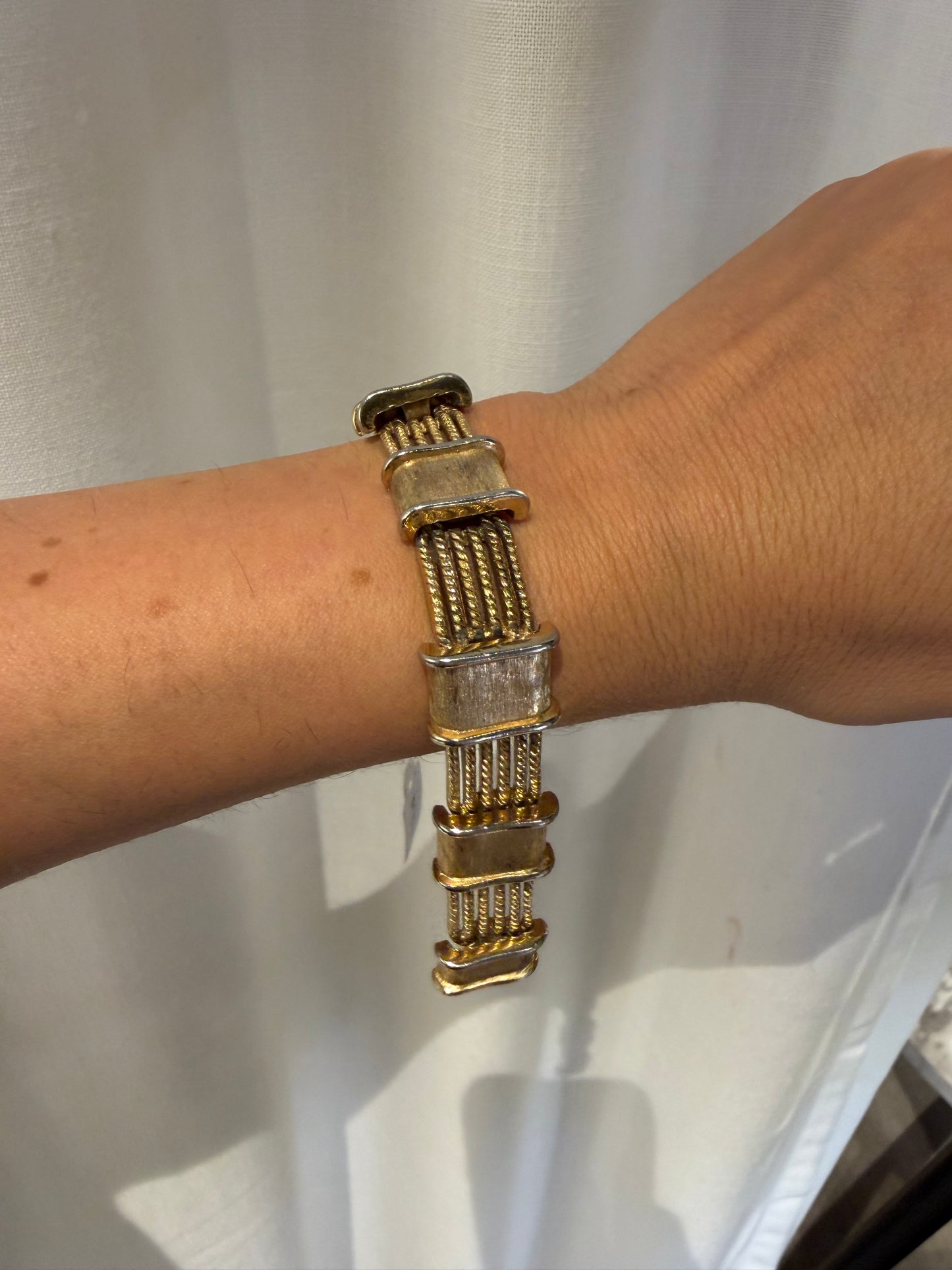 TRIFARI SQUARE LINK BRACELET