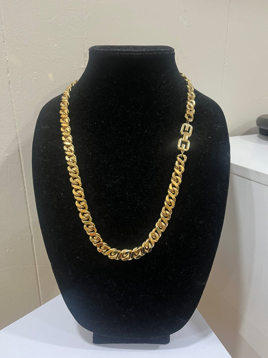 GIVENCHY LONG CHUNKY CHAIN NECKLACE