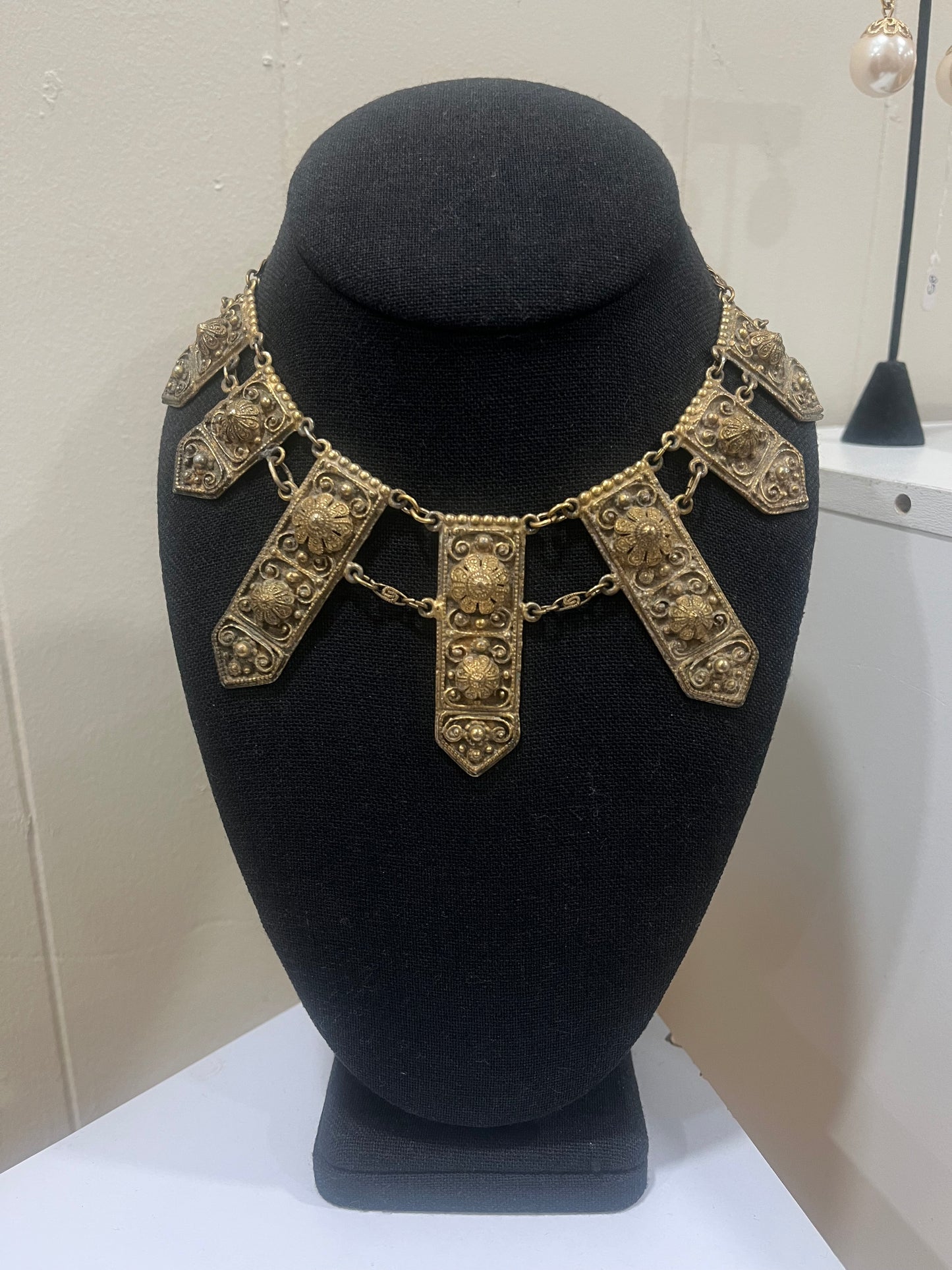 ETRUSCAN REVIVAL INTRICATE NECKLACE