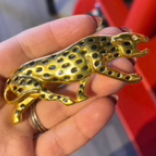 90’s Leopard Brooch