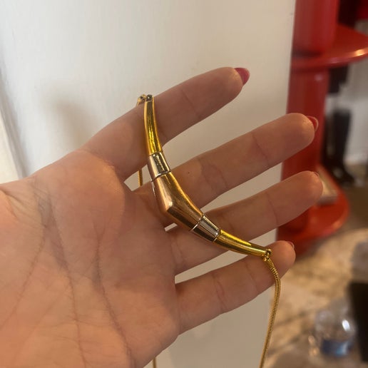 Trifari Mixed Metal Necklace