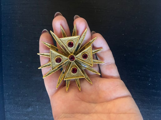 Benedikt NYC Fleur di Lis Brooch